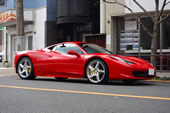 フェラーリ　458クーペ　F1　DCT